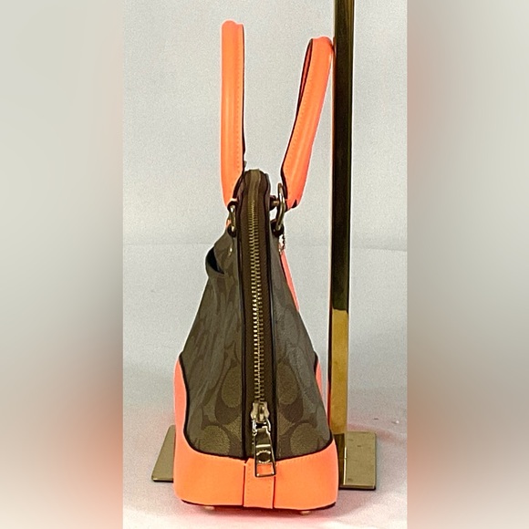 NEW-Coach-#F27583-mini Sierra satchel, Crossbody bag – with wallet and keychain - Picture 4 of 12